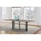 Armen Living Solange Concrete and Black Metal Rectangular Dining Table LCSODICCGR - alternate 7